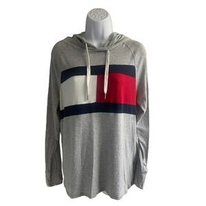 Tommy Hilfiger Sport Hoodie Long Sleeve‎ Pullover Athleisure Top Size M